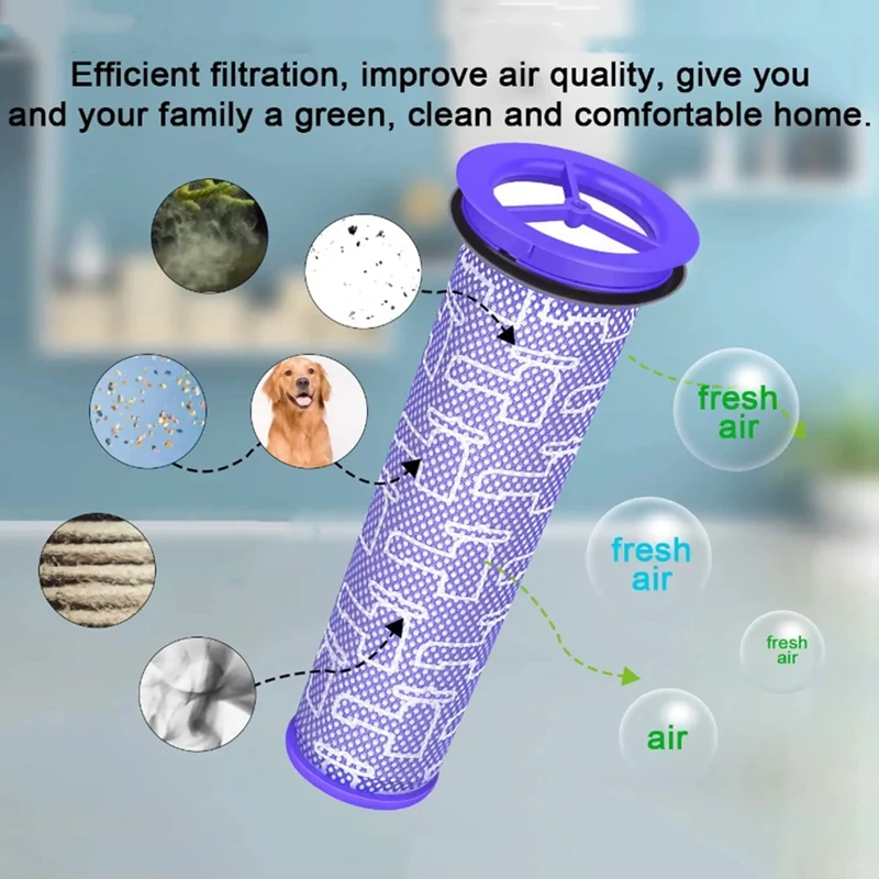 3 шт. для пылесосов Dyson DC41/DC65/DC66 моющийся предварительный постфильтр основная