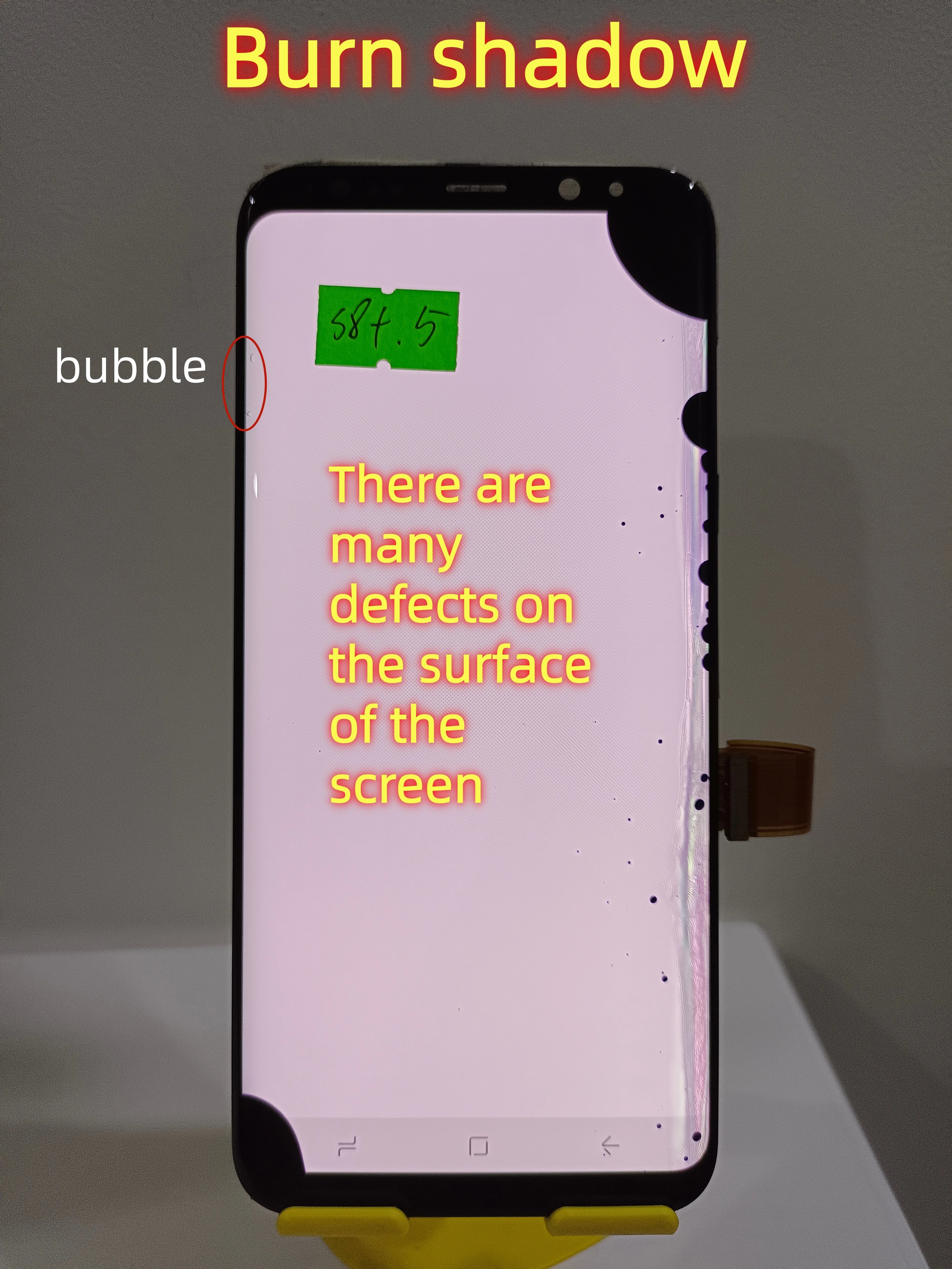 Фото AMOLED-дисплей для Samsung Galaxy S8+ S8 Plus 6.2 дюйма G955 G955F, сенсорный экран, дигитайзер, LCD-дисплей, неисправный экран №5