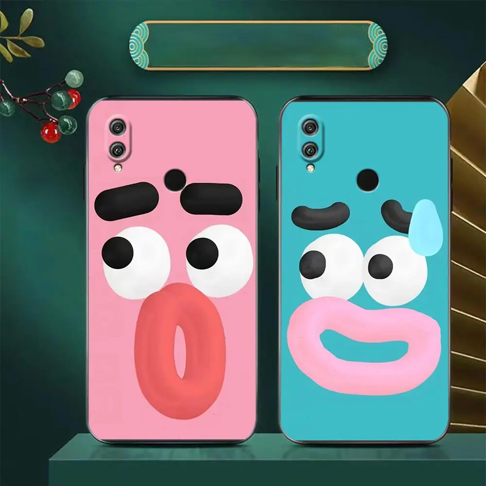 Case For HUAWEI Honor 9X 9 8 8X Max 80 70 60 50 30 20 10 10I NOTE 10 Lite Pro Case Funda Coque Shell Capa Funny Expression Face