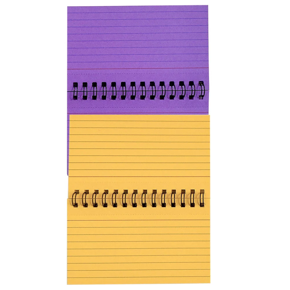 

2 Pcs Note Book Tearable Memo Tabs Notepad Grocery List Simple Page Students Markers Paper Planning Pads Compact