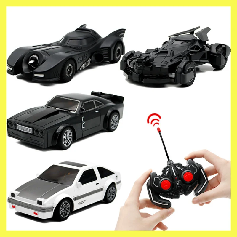 Электрический автомобиль с дистанционным управлением Batmobile Rc Toys Car 4-канальный Ae86