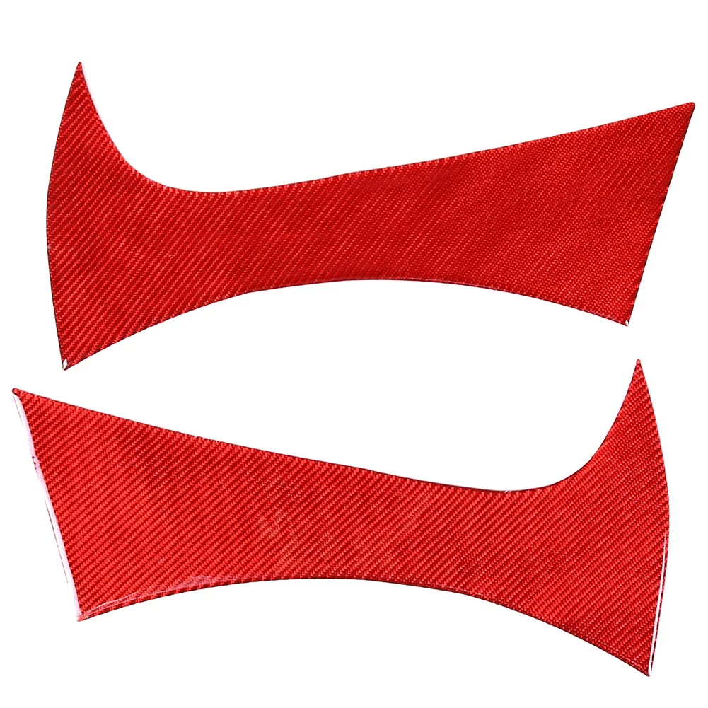 

Car Red Soft Carbon Fiber Car Fender Side Air Vent Outlet Cover Trim Stickers for Subaru BRZ 2022