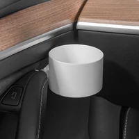 car cup holder for tesla model 3 y door styling accessories black white abs non slip waterproof