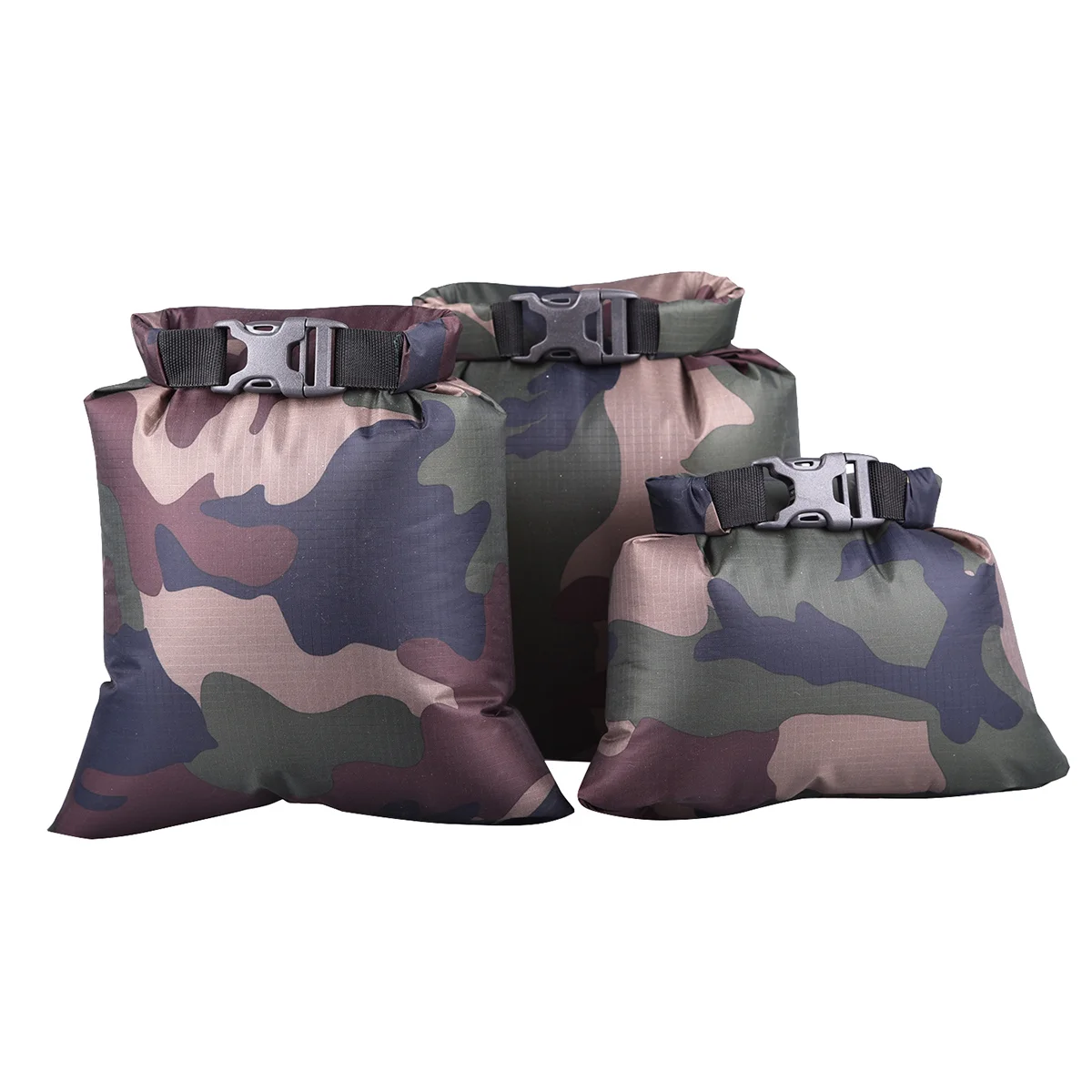

3pcs 15L+25L+35L Waterproof Dry Bag Storage Pouch Bag for Camping Boating Kayaking Rafting Fishing (Camouflage£© Equipment