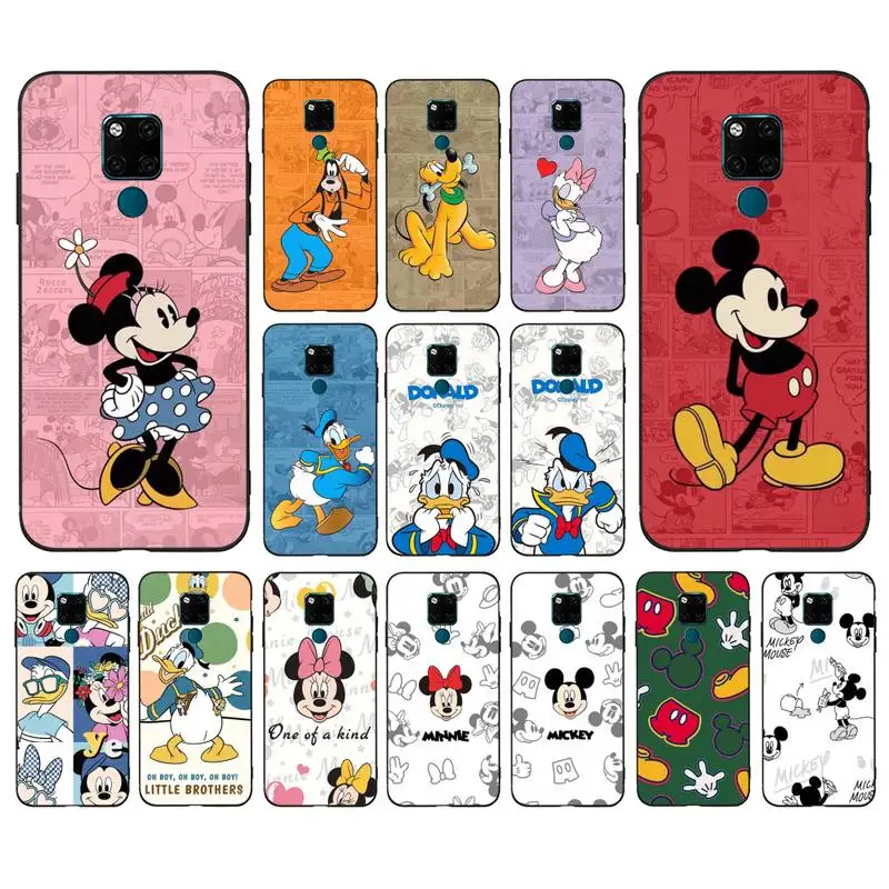 

Disney Mickey Mouse Phone Case for Huawei Mate 20 10 9 40 30 lite pro X Nova 2 3i 7se