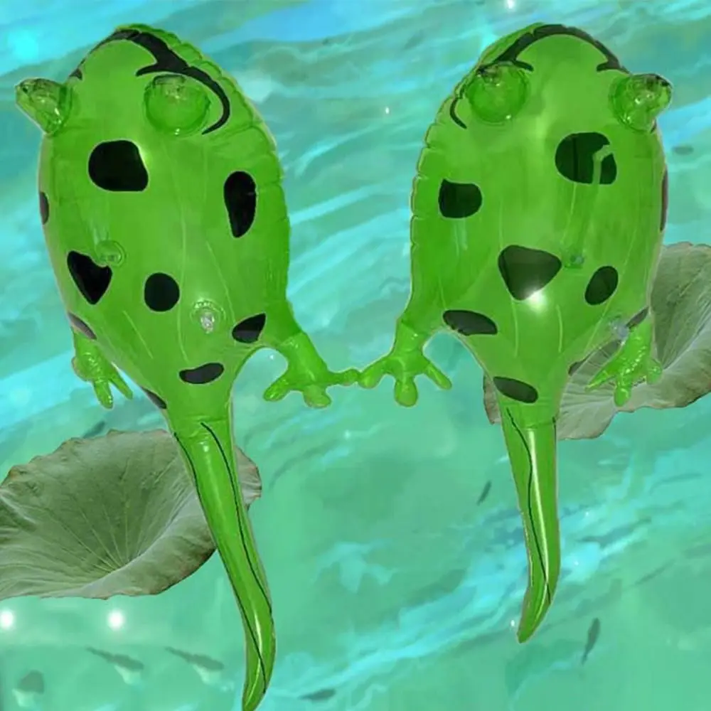

Inflatable Cartoon Light-Up Tadpole Frog Model Children Toy Festival Party Decor Classic Toys