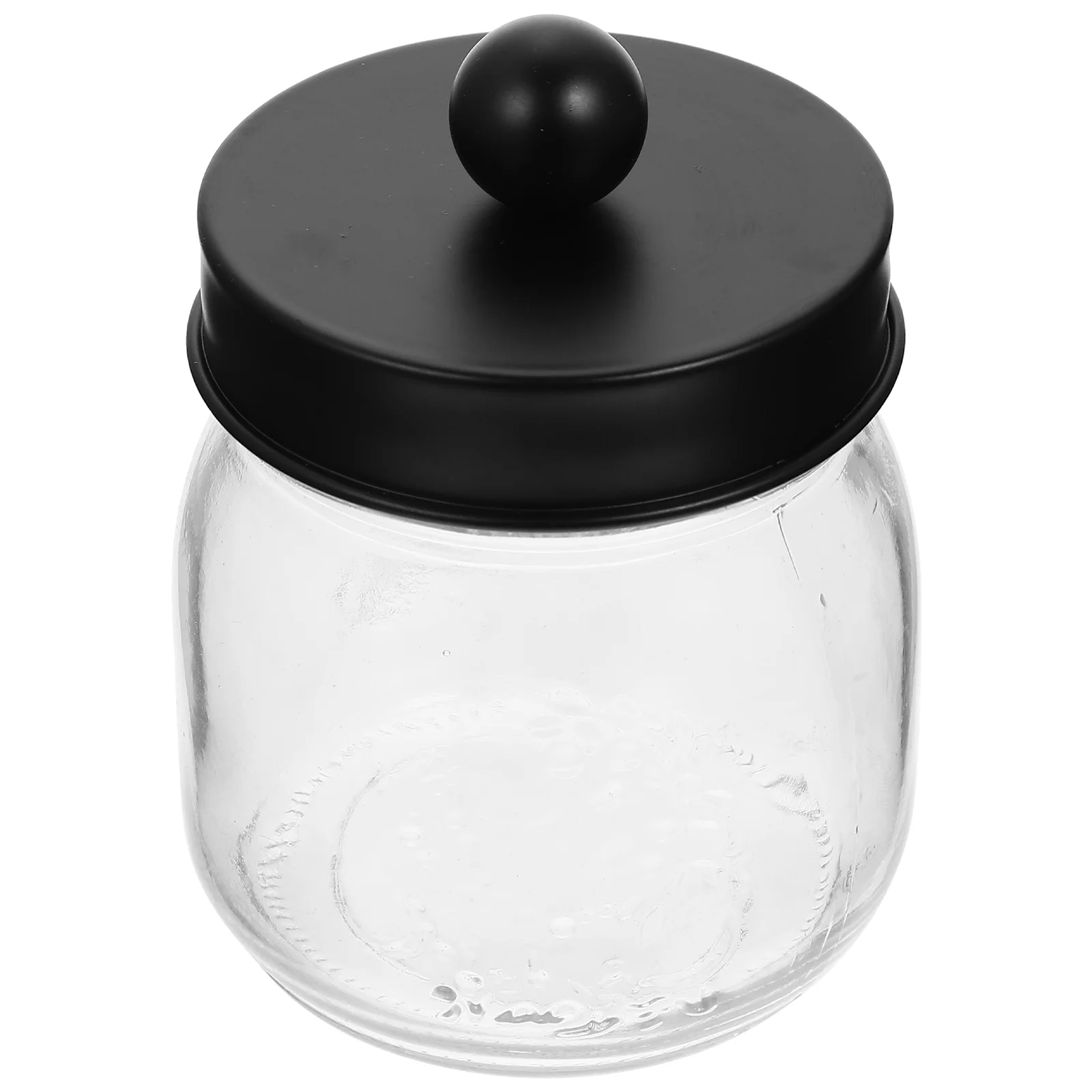 

Cotton Swabs Storage Can Household Glass Body Cotton Swabs Cotton Pad Box