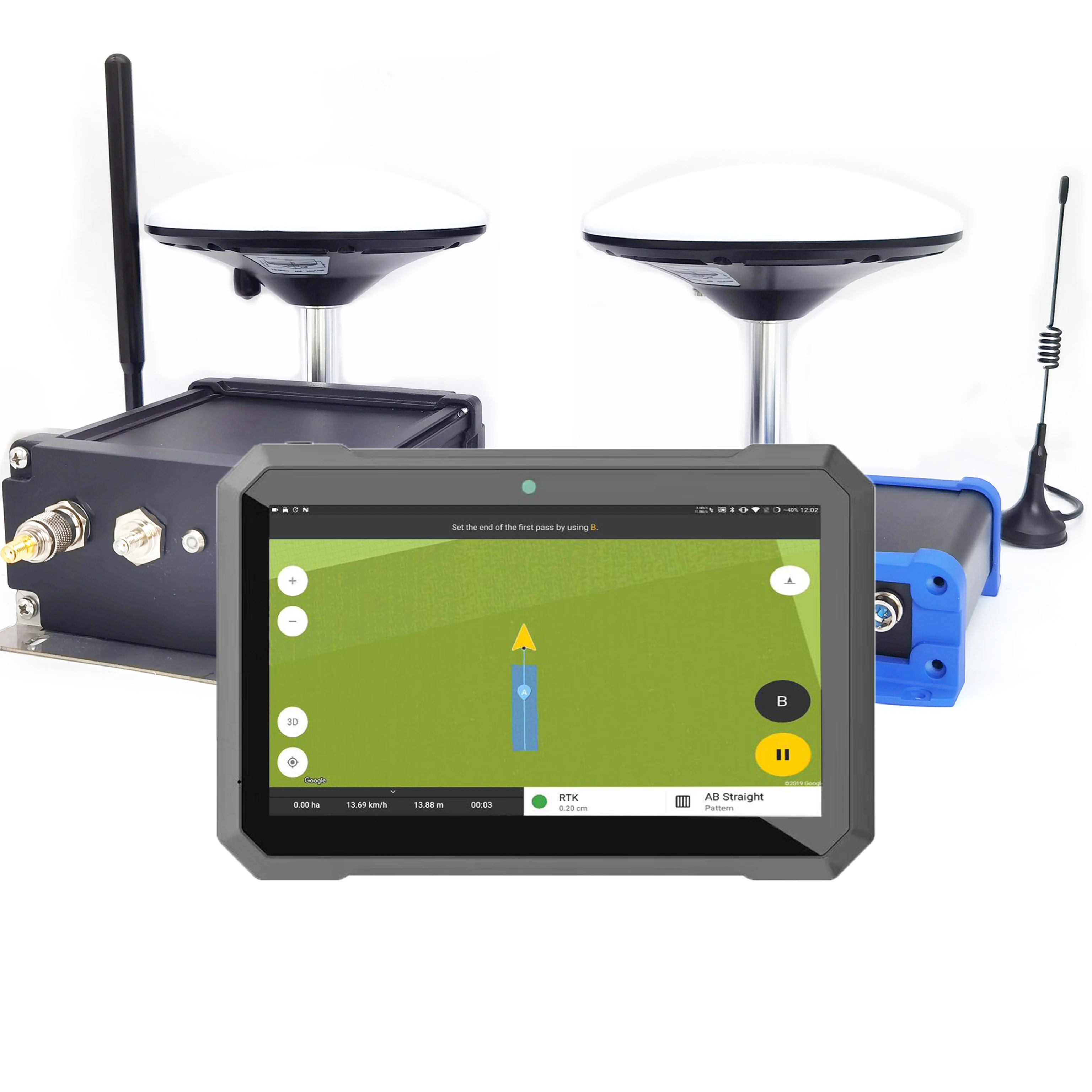 

Ruihao Good Price Built-In Wifignss F9P Gnss Gps Rtk Gnss Receiver Rtk High-Precision Gnss In China Factory