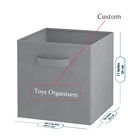 2021 новый кубик складной нетканый ящик для хранения Складная Ткань для хранения кубическая корзинка бункеры игрушки Органайзер контейнеры и ящики