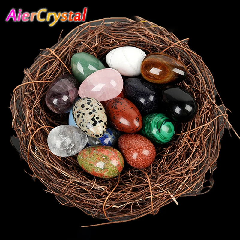 

Natural Crystal Egg Stone Mini Polished Quartz Stone Agate Jewelry Home Decor Reiki Healing Amethyst Crystal Crafts Gift 1PC