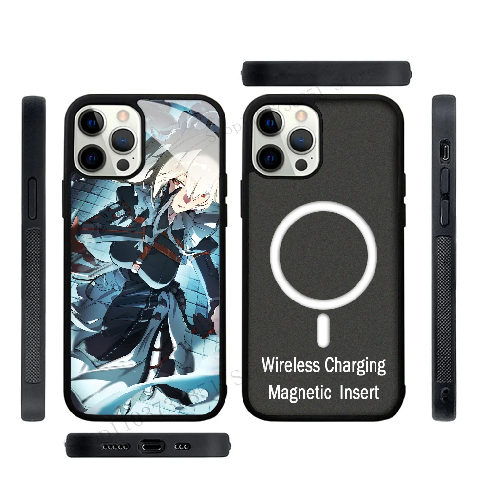 Чехол для телефона аниме Zenless Zone Zero Александрина Себастьян Сильный магнитный IPhone