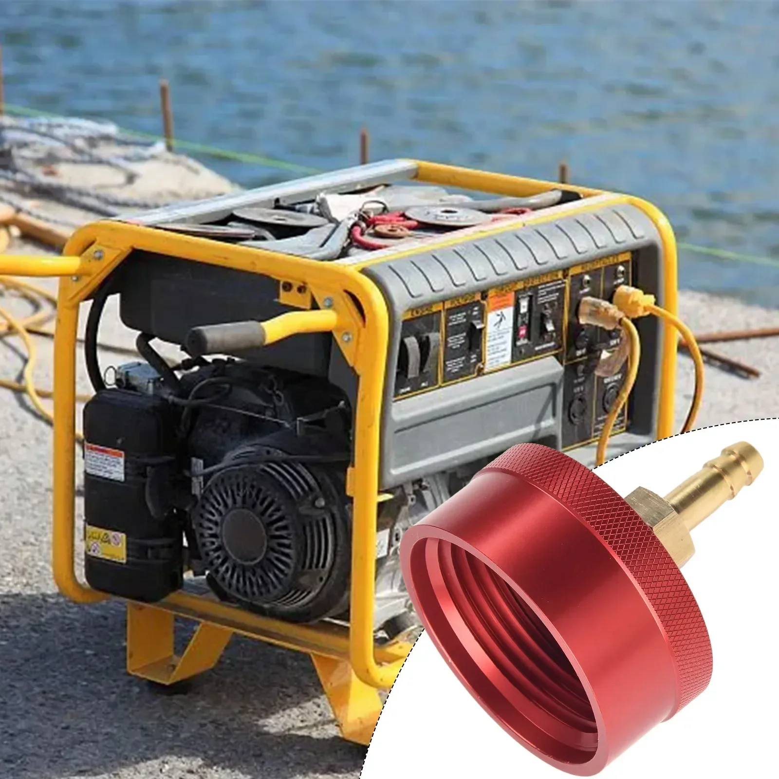 Алюминиевая удлинительная крышка заготовки с ЧПУ газовый колпачок порт NPT 1/4