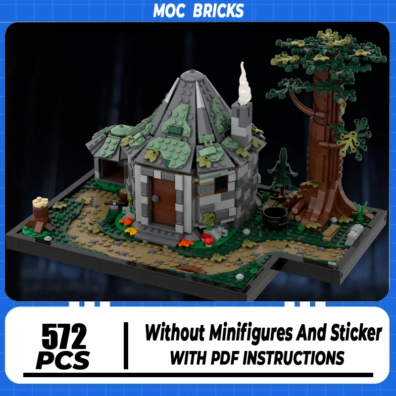 Moc Building Bricks Полугигантская кабина Пейзаж Модель Строительная технология