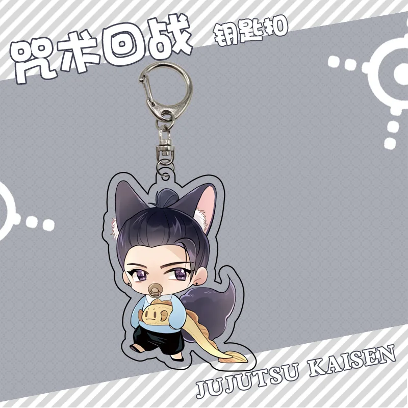 Юютсу кайсен брелок Аниме персонаж акриловая подвеска Itadori Yuji Gojo Satoru Megumi Брелки