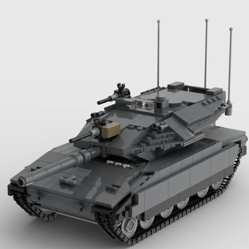 

NEW 975PCS WW2 Military MOC Merkava mkIV main battle tanks Model DIY creative ideas high-tech Child Toy Gift Armored Car Blocks