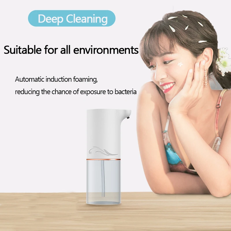 HATV Automatic Liquid Soap Dispenser Foam Touchless Hand Free Portable Infrared Sensor Dispensers for Bathroom Kitchen |