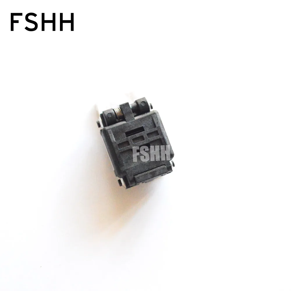 Программируемый адаптер ClamShel QFN8 К DIP8 тестовый разъем WSON8 DFN8 MLF8 08TN13S1806008QN12T16050-M 6x8 мм