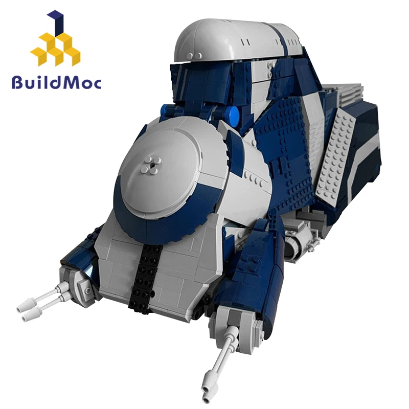 BuildMOC Космическая война Battlefronted MTT контейнеризованный боевой робот-носец