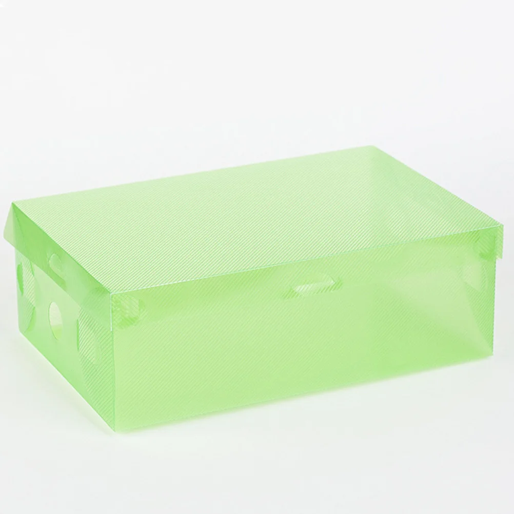 7 шт. контейнеры для хранения обуви чехлы коробки шкафа прозрачный домашний