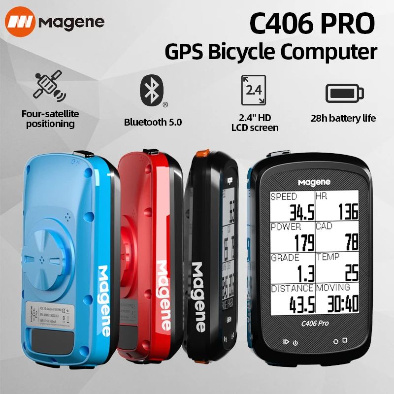 

Magene GPS Bicycle Computer Bluetooth ANT Bicycle Speedometer Cycling Training Cadence Sensor Kilometer Counter Bike Accessories