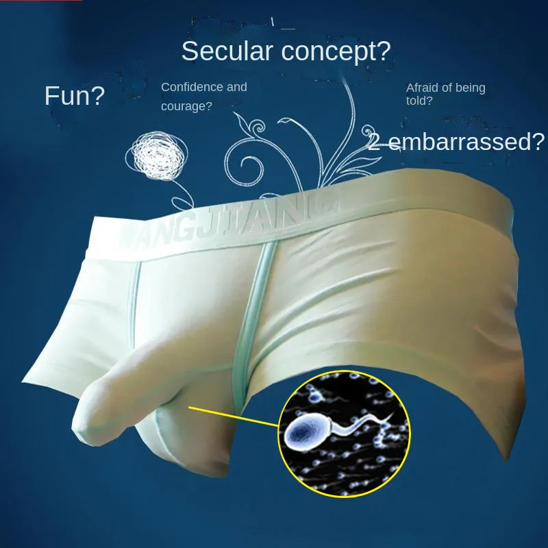 

Раздельное нижнее белье, мужские шорты с носом в виде слона, хлопковые удобные трусы с поддержкой мошонки, Короткие трусы с дырками