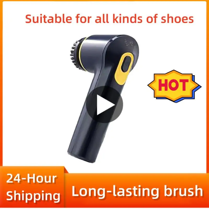 

Handheld Automatic Shoe Brush Battery Powered Electric Shoe Clean Brush Portable Shoes Polisher Machine Adjustable for Going Out