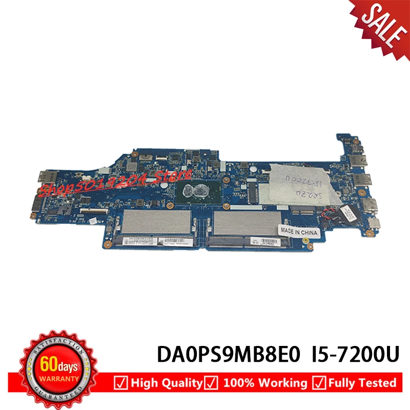 

Материнская плата для ноутбука Lenovo Thinkpad yoga 13 S2 с I5-7200U DA0PS8MB8G0 01YT021 01HW974 DDR4, материнская плата для ноутбука