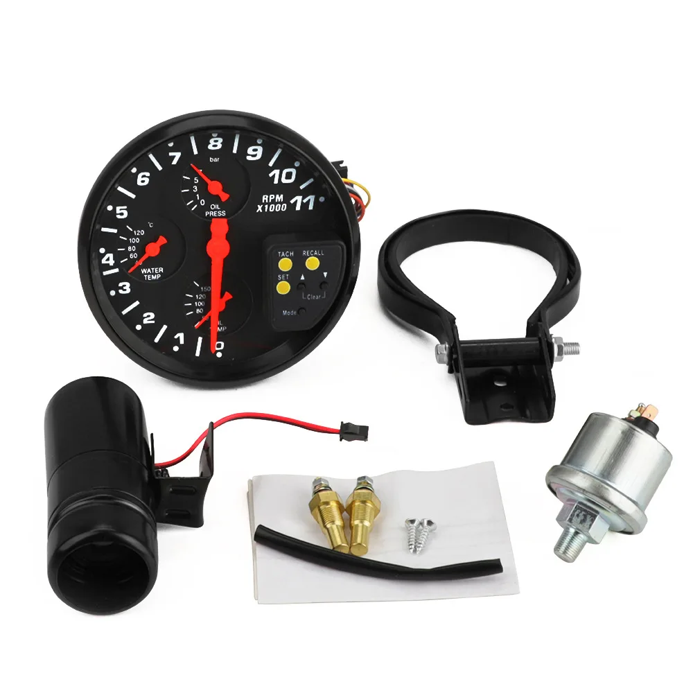 Универсальный измеритель давления масла и воды спидометр