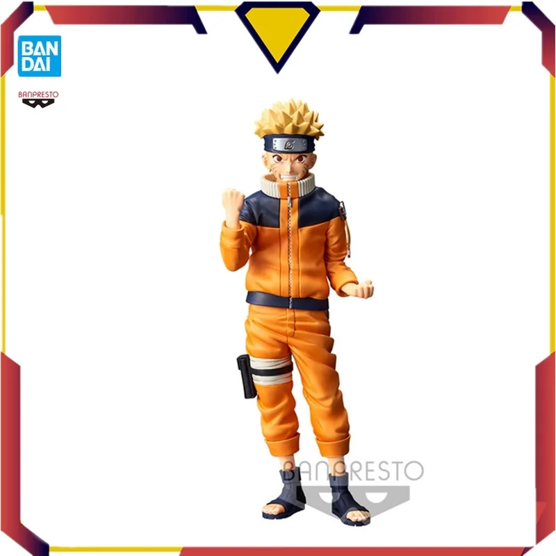 

Bandai Original Anime Naruto Figure Childhood Uzumaki Naruto Nine Tails Grandista Nero Scenery Model Toy Birthday Gift