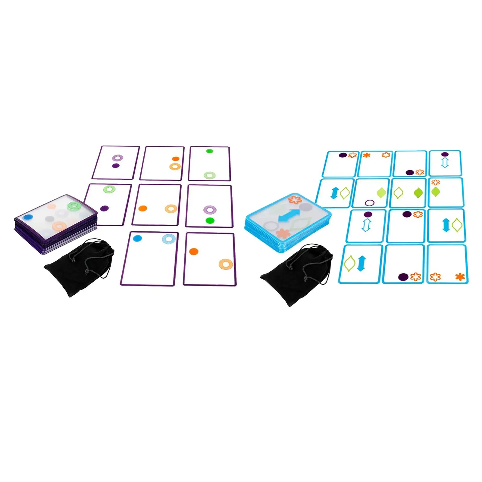 

Transparent Overlap Card Swish Cards Spatial Logical Thinking Puzzle Development
