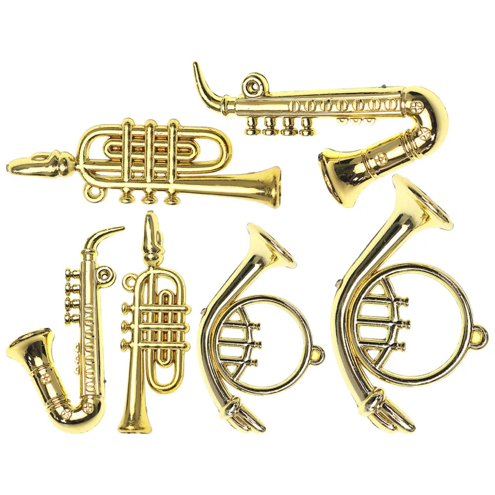

6 Pcs Gift Mini Toys Tiny Instrument House Ornament Instruments Kit Plaything Plastic Decoration Miniature Accessories