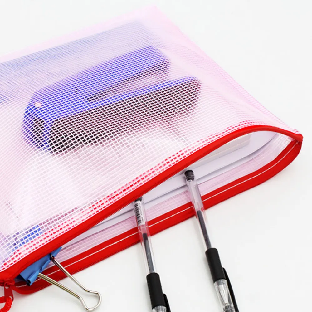 Сетчатая Сумка Для Документов Формата А5 На Рождественскую Тематику С Липкими