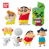bandai gashapon genuine capsule toy gacha crayon shin chan role colorful clip toru kazama figurine desktop decoration