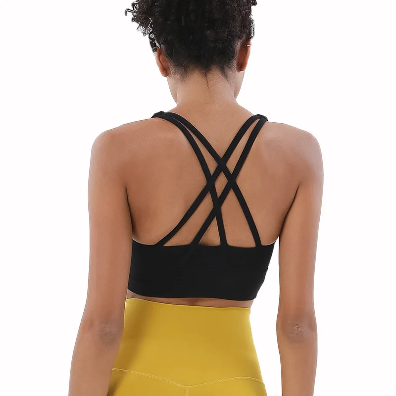 

Woman Sports Bra Shockproof High-Intensity Breathable Underwear Yoga Bra Fitness Sporty Sexy Sportswear Woman Gym Top Vest