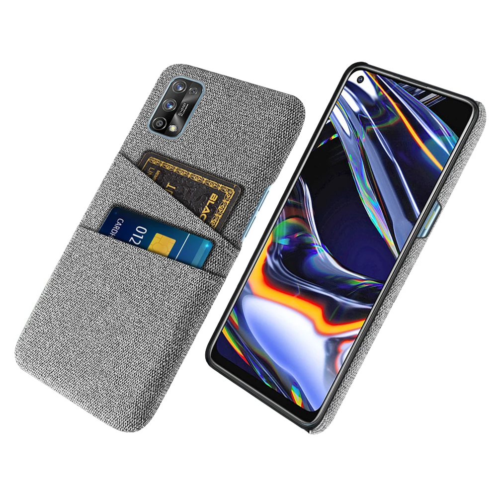 

Cloth Case for Oppo Realme 7 Pro 5G 4G Funda Luxury Fabric Dual Card Phone Cover for Oppo Realme 7 pro Coque Capa Realme7 7Pro