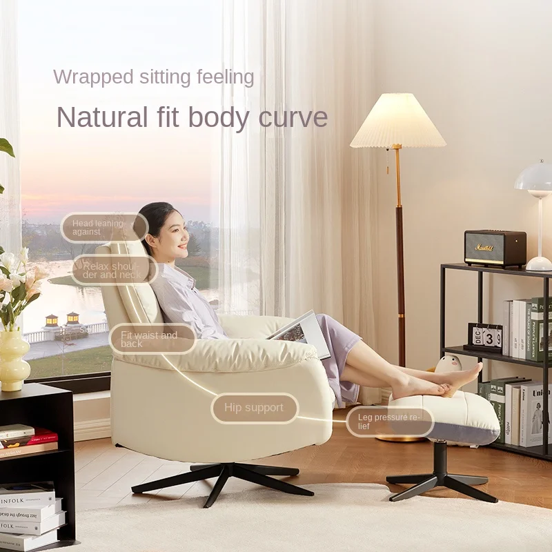 YY кремовый стильный экологичный стул с функцией облачной кожи из искусственной