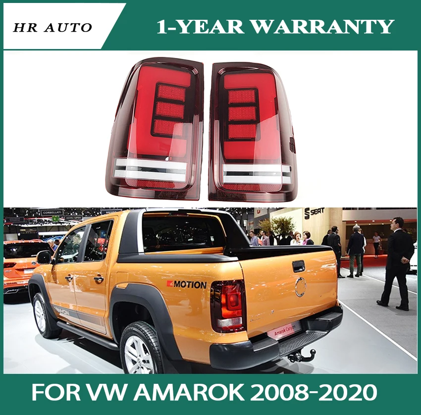 

Подходит для vw amarok 2008-2020 v6 задние светодиодные светильник, футболка с принтом "автомобиль" сзади pickup автомобилей задний фонарь с сигнал пово...
