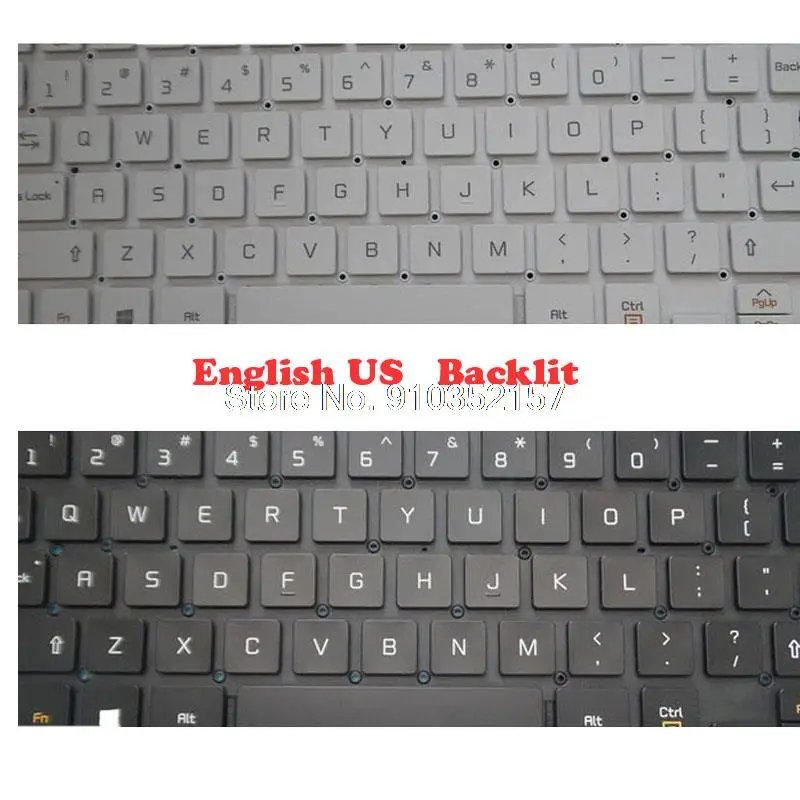 Клавиатура с подсветкой для ноутбука LG 13Z980 13ZD980 LG13Z98 14Z90N AEW74049801 18B8B-US AEW74049812 18B8A-US SG-95800-XUA, английская