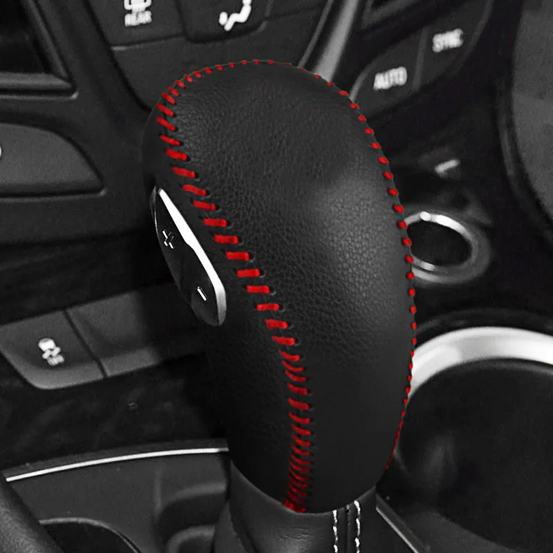 

Leather for Buick Envision Encore GX Car Gear Lever Handle Cover Shift Knob Case Protector Boot Sleeve Interior Auto Gear Collar