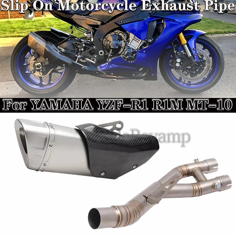 Надевается для YAMAHA MT-10 R1M MT10 YZF R1 2015 2016 2017 2018 2019 мотоциклетная выхлопная система Escape