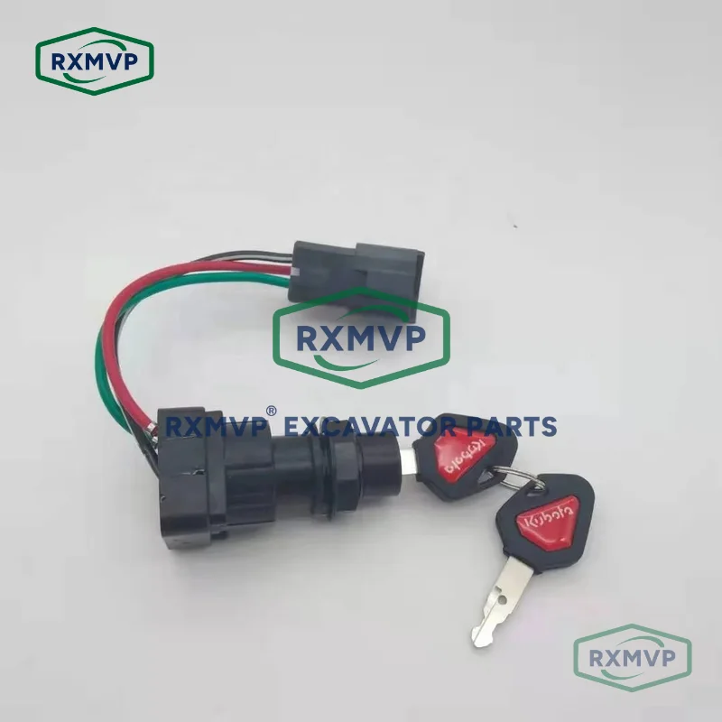 Выключатель зажигания для Komatsu ПК подходит экскаватора KX016 KX033 KX040 U15 U30 U48 U55 детали