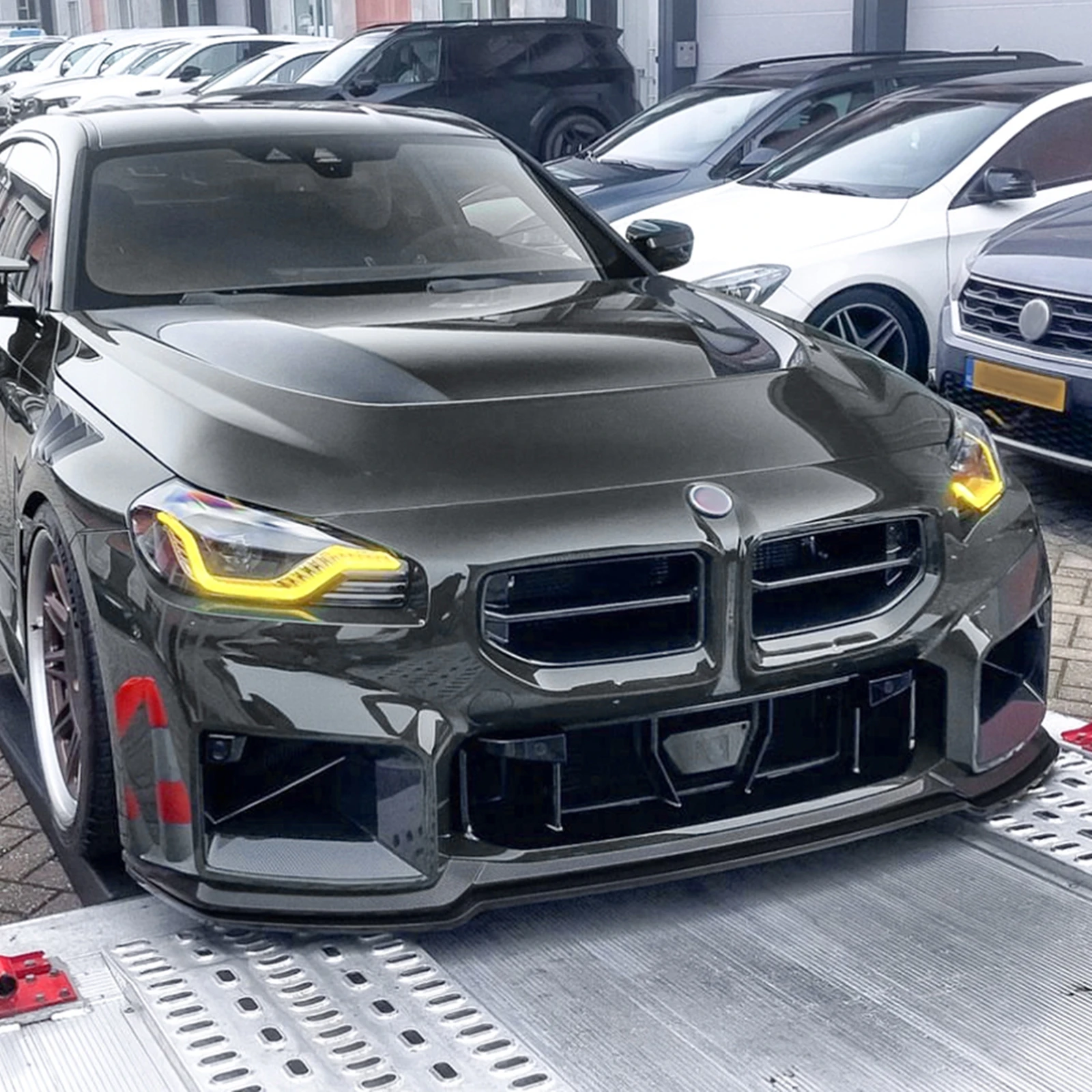 Фото Для BMW 2 серии M2 G87 2023-2025 передний бампер, спойлер, нижняя защитная пластина сплиттера, комплекты кузова, автозапчасти, лезвие №3