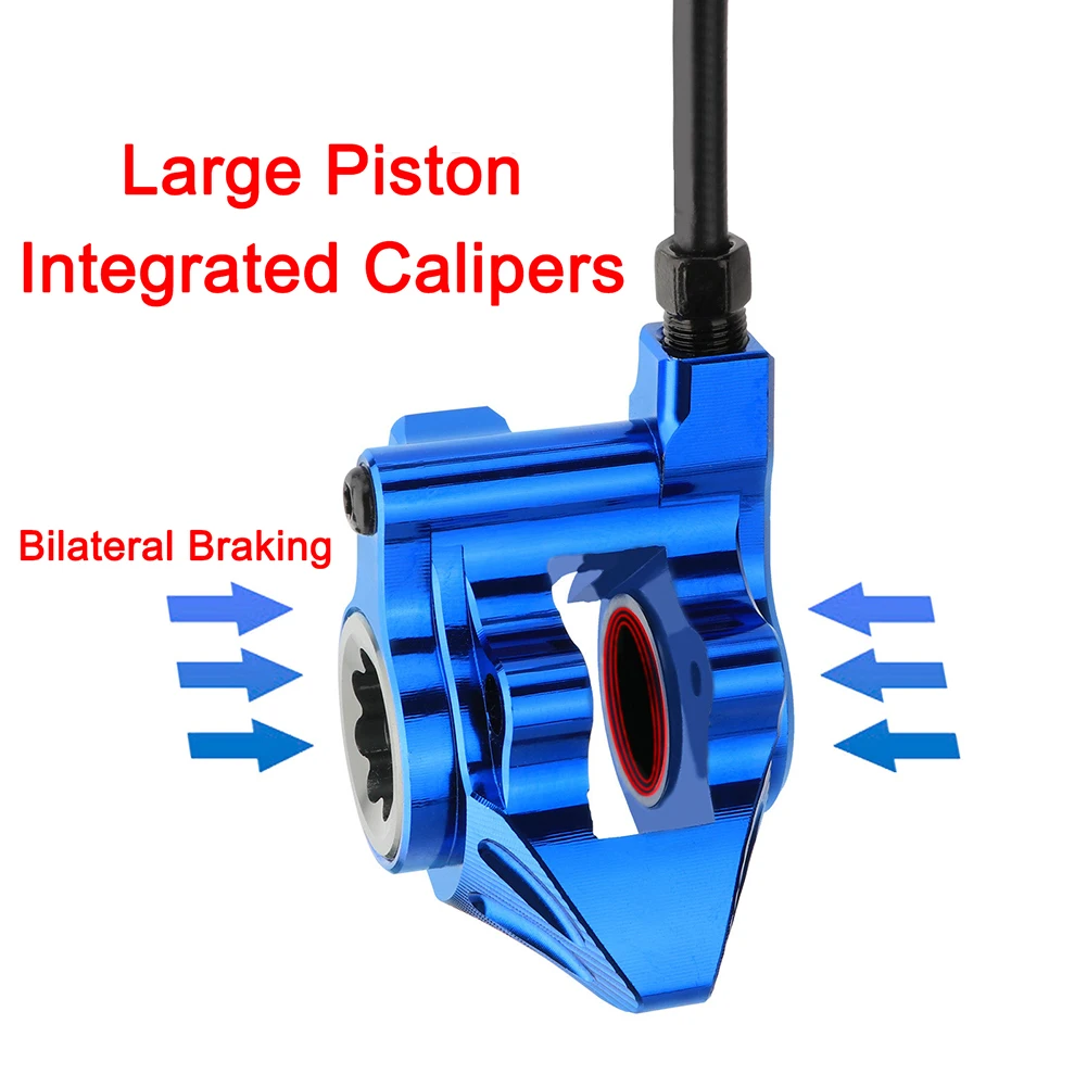 

Brand New Garden Indoor Disc Brake Hydraulic Components Double Mechanical Flat Mount Line Pull Replacement 1 Pair