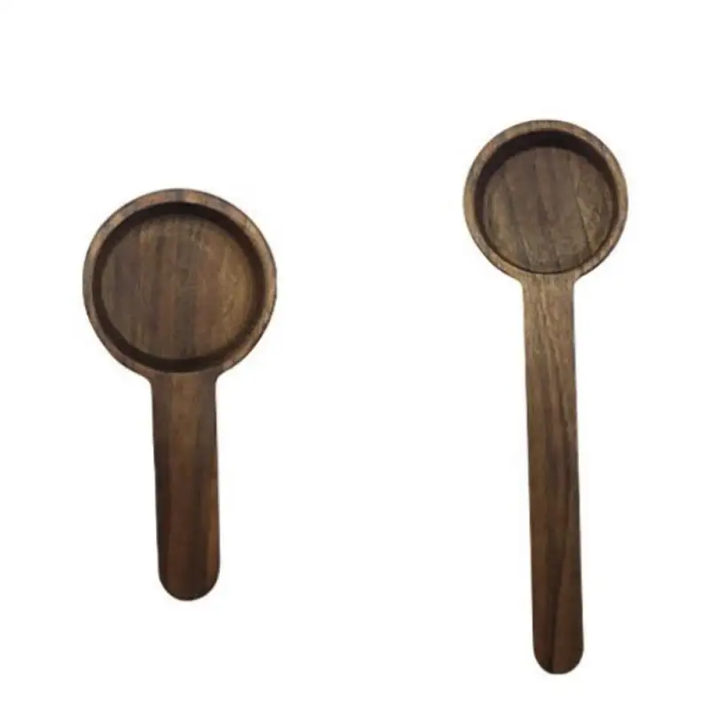 

Coffee Beans Powder Walnut Wooden Kitchen Measuring Spoon Cup Scoop Tools Accessories Home Baking Kitchen Gadget Sets Utensils