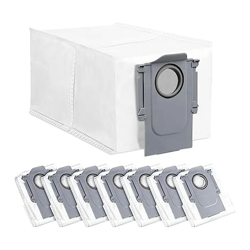 

8PCS Dust Bags Parts Accessories Compatible With For Roborock Q Revo Robot Vacuum, Large Capacity Disposable Replacement Bags