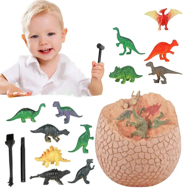 

Dinosaur Egg Dig Kit Jumbo Dino Eggs Dig Kit Children's Educational Toy Dinosaur Egg Excavation Toy Science STEM Gifts For Boys