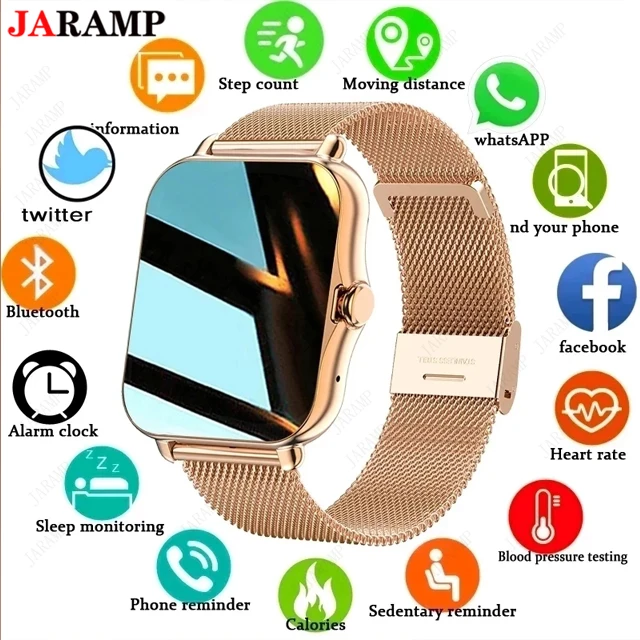 

JARAMP 2022 Y13 Bluetooth Call Smart Watch Women Men Full Touch Dial Call Fitness Tracker IP67 Waterproof Smartwatch Women pk p8