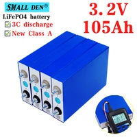 1-4pcs Grade A Brand New 3.2V 90Ah 105Ah lifepo4 Battery CELL 12V 24V Electric RV Golf Cart Outdoor Solar Rechargeable Battery