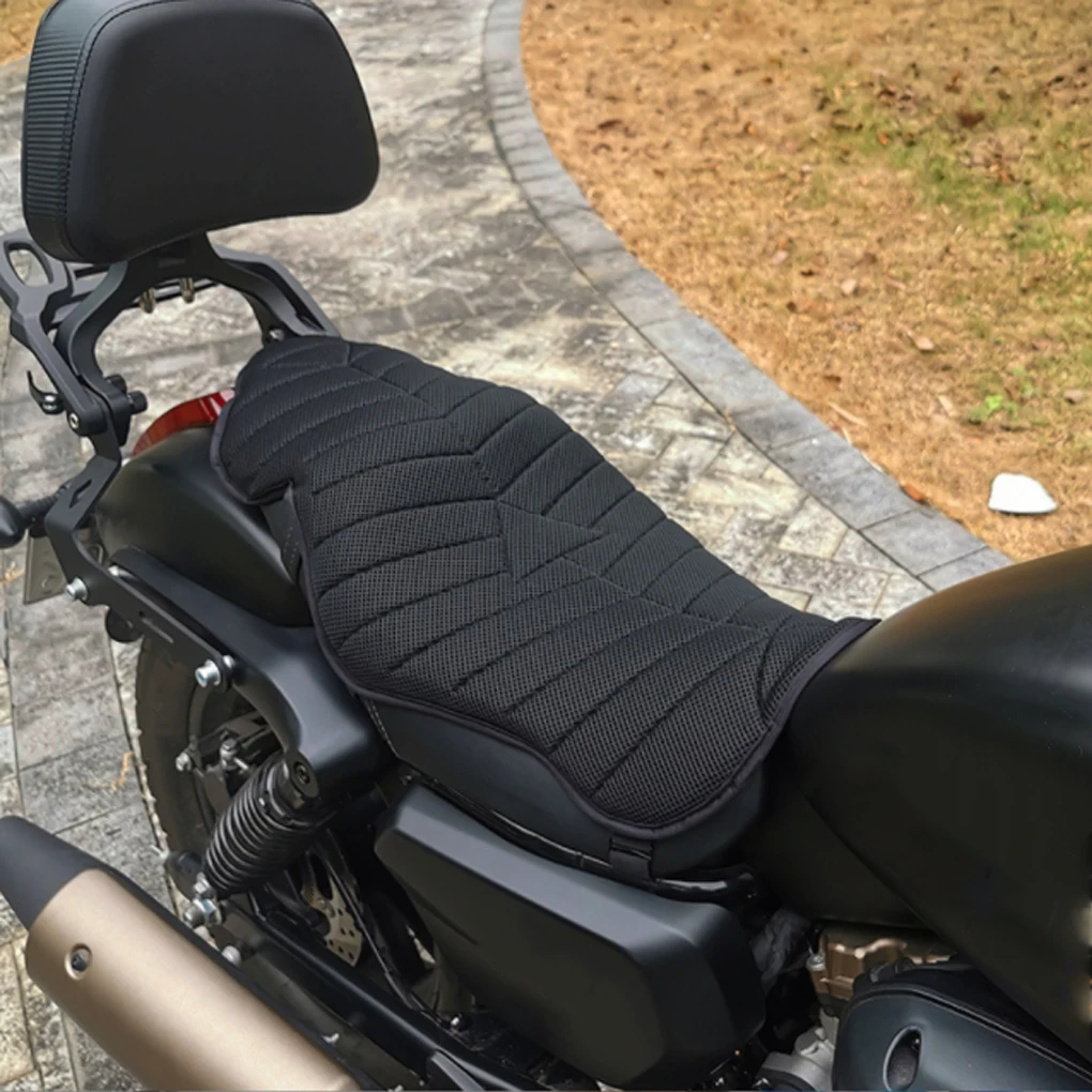 

Motorcycle Seat Cover Waterproof Mat Breathable Comfortable Nonslip