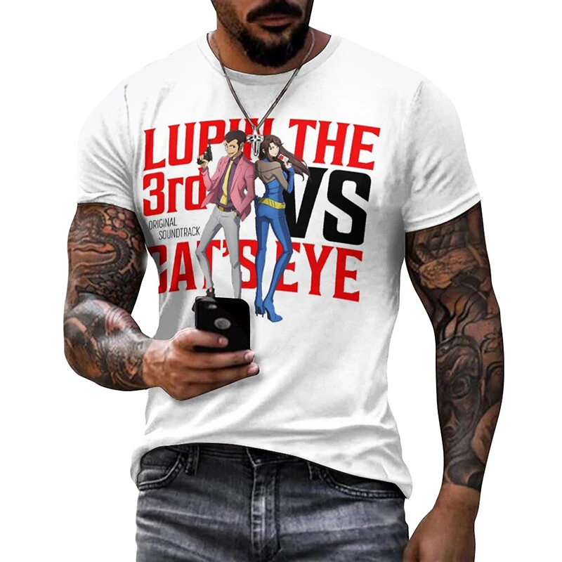 

Famous Anime 3D Printed Men's T-shirt Funny Cartoons Graphic T Shirt For Women Clothes Short Sleeve Tee Kids Tops Customized